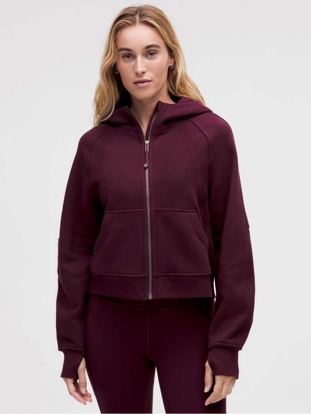 Lululemon Scuba Oversized Full-Zip Hoodie (Garnet)